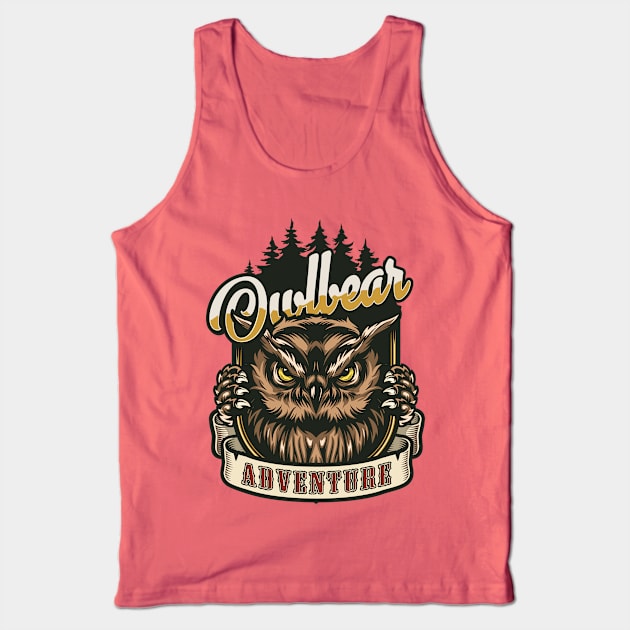 DnD Design Owlbear Adventure Tank Top by OfficialTeeDreams